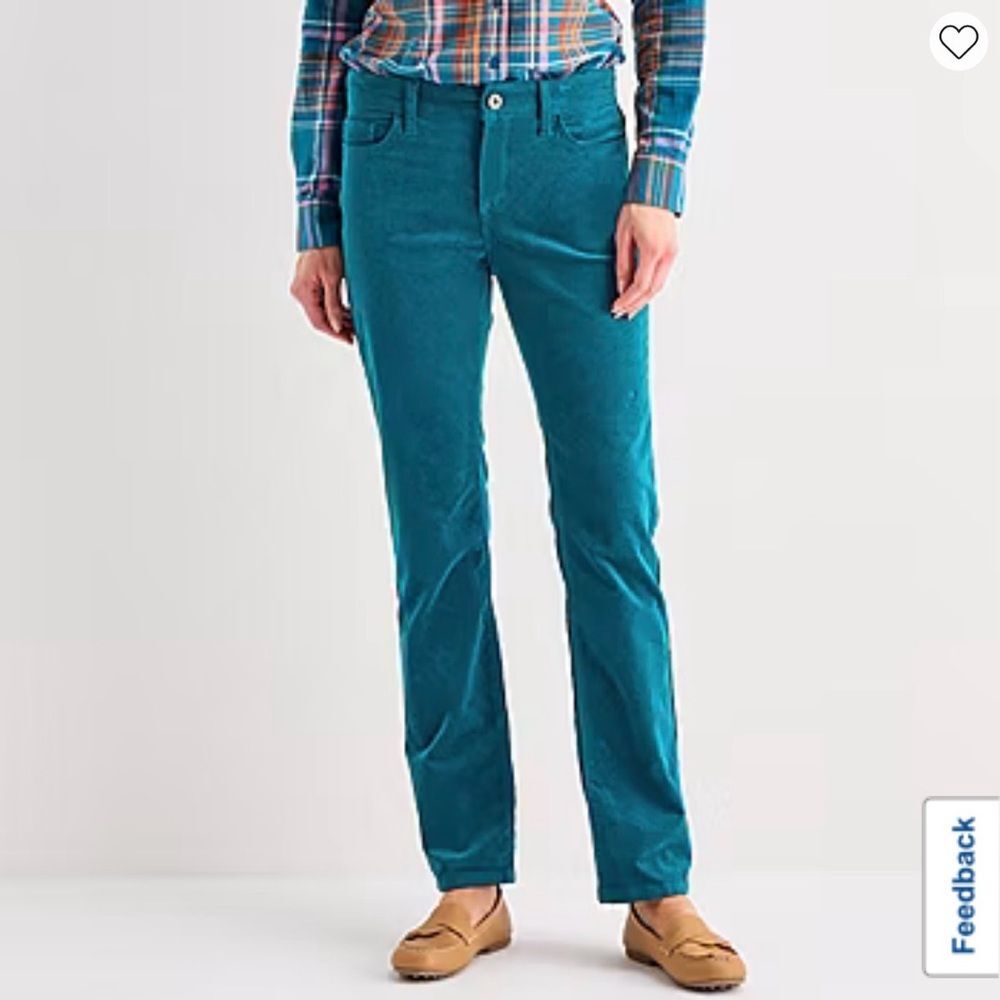 St. John’s Bay Teal Corduroy Pants